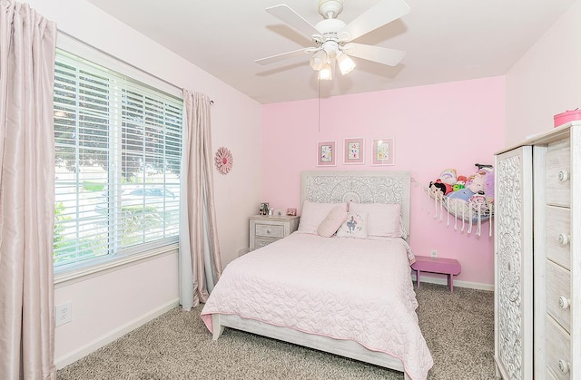 5783 N State St, Fresno, CA 93722 - bedroom featuring carpet floors and ceiling fan