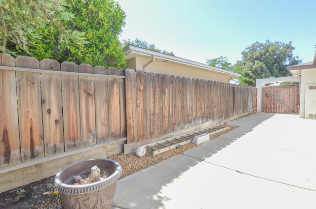 4879 E San Gabriel Ave, Fresno, CA 93726 - view of patio with a gate