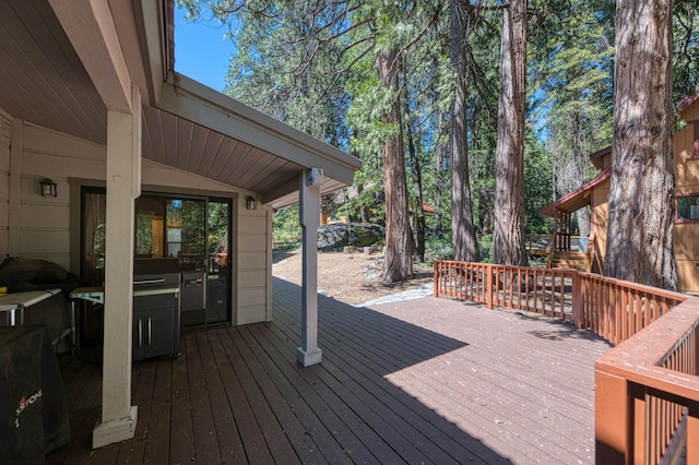 41798 Saddleback Rd, Shaver Lake, CA 93664 - view of deck