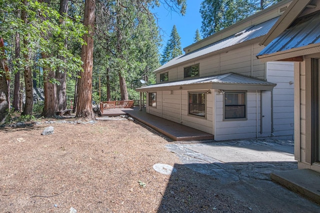 41798 Saddleback Rd, Shaver Lake, CA 93664 - view of yard with a deck and a patio area