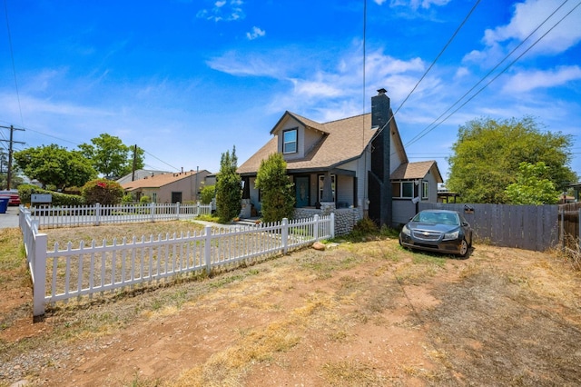 3144 Vista Ave, San Diego, CA 91945 - view of front of property featuring a chimney and a shingled roof