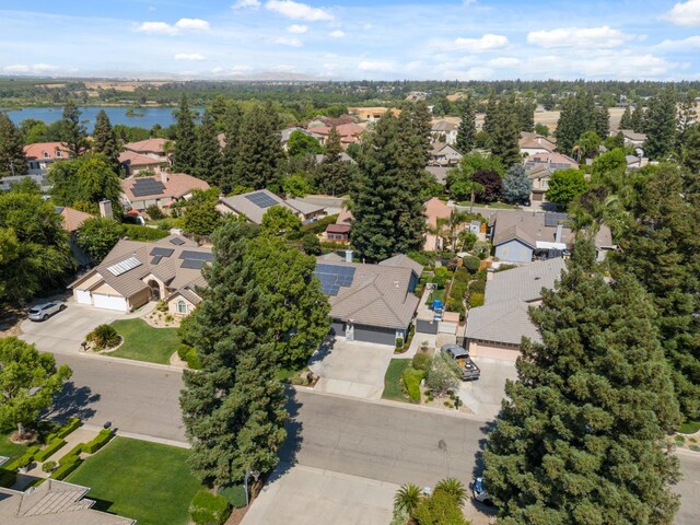 7310 N Katy Ave, Fresno, CA 93722 - aerial view of residential area with a large body of water