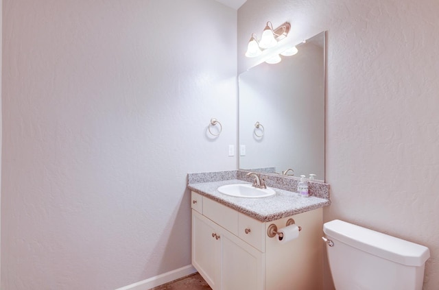 1072 Soledad Ave, Clovis, CA 93619 - half bathroom with vanity and toilet