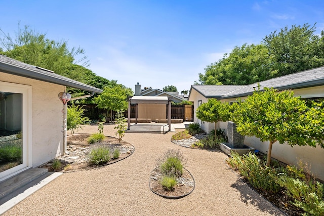 4760 N Rowell Ave, Fresno, CA 93726 - view of yard with a patio area