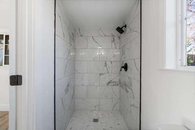 2401 E Hedges Ave, Fresno, CA 93703 - full bathroom featuring a shower stall and toilet