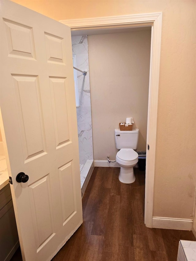 525 N Crenshaw, Visalia, CA 93291 - full bathroom with vanity, wood finished floors, and a stall shower