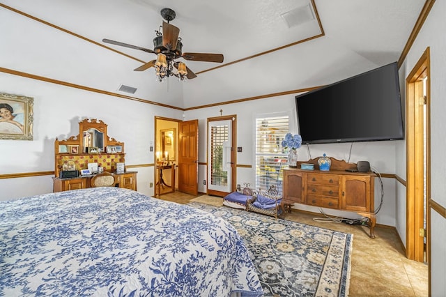 1721 W Wrenwood Ave, Fresno, CA 93711 - bedroom with ceiling fan