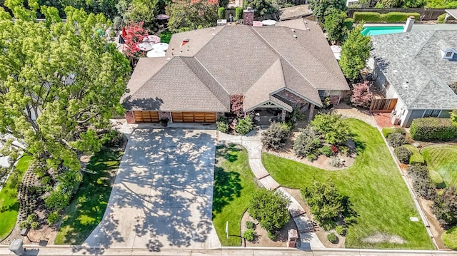 1721 W Wrenwood Ave, Fresno, CA 93711 - aerial view of property and surrounding area