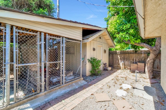 1721 W Wrenwood Ave, Fresno, CA 93711 - view of patio / terrace featuring an exterior structure and an outbuilding