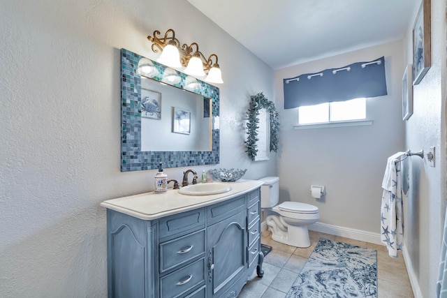 6589 N De Wolf Ave N, Clovis, CA 93619 - bathroom featuring vanity and tile patterned floors