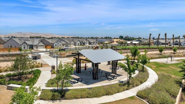 859 Windmill Ave, Clovis, CA 93619 - view of property's community featuring a residential view and a gazebo