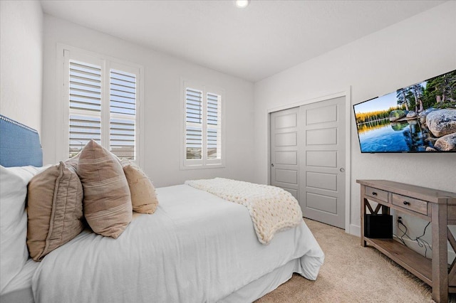 859 Windmill Ave, Clovis, CA 93619 - bedroom featuring light carpet and a closet