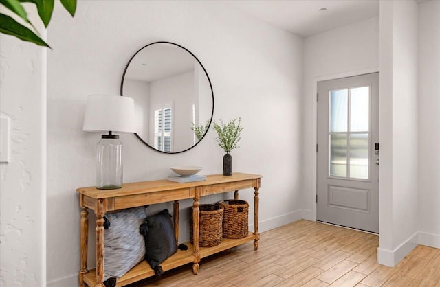859 Windmill Ave, Clovis, CA 93619 - foyer with baseboards and light wood-type flooring