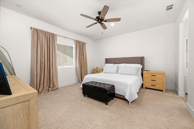 859 Windmill Ave, Clovis, CA 93619 - bedroom featuring light colored carpet and ceiling fan