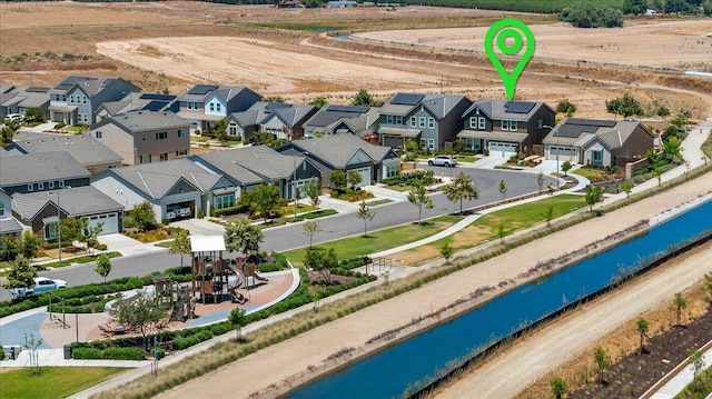 859 Windmill Ave, Clovis, CA 93619 - aerial view of residential area with a nearby body of water