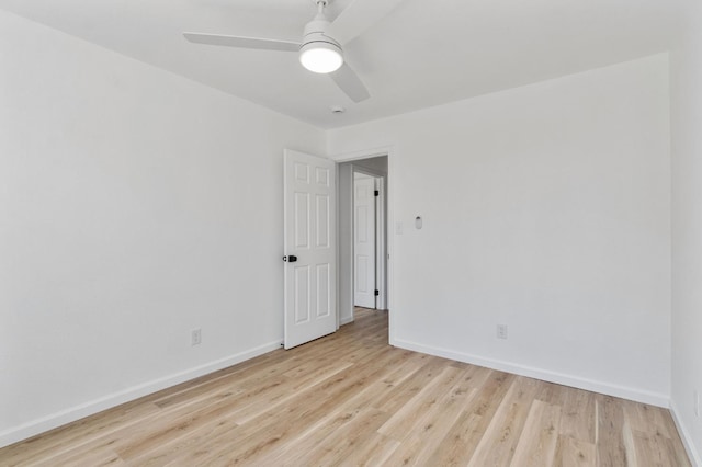 19730 Brightwood Rd, Madera, CA 93638 - spare room with wood finished floors and ceiling fan