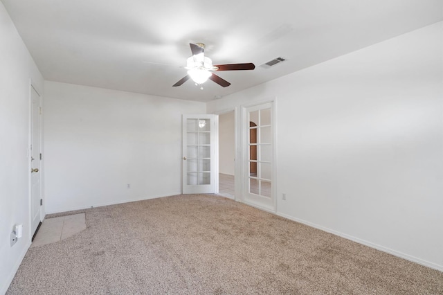 122 E Loop, Madera, CA 93637 - carpeted spare room with a ceiling fan and baseboards