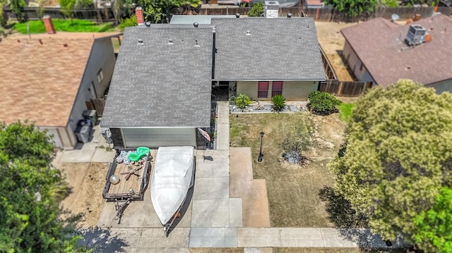 4883 E Geary St, Fresno, CA 93725 - view from above of property