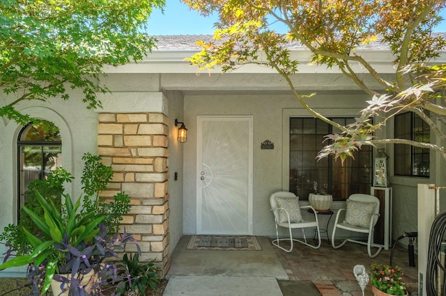 1620 Fir Ave, Clovis, CA 93611 - property entrance featuring stucco siding and stone siding