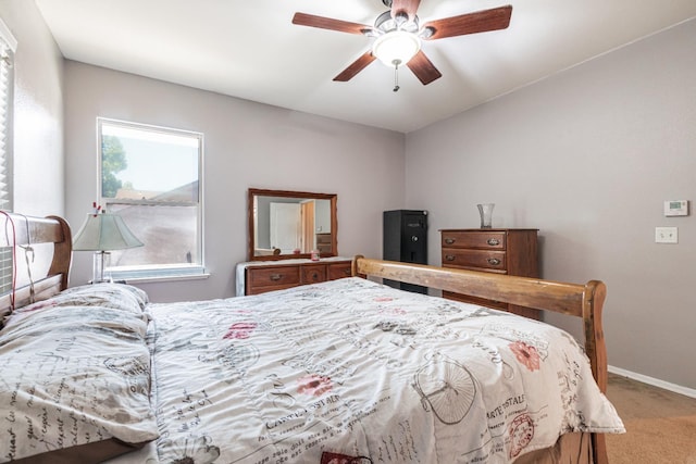 1734 Glen Oban Ln, Clovis, CA 93619 - carpeted bedroom with baseboards and a ceiling fan