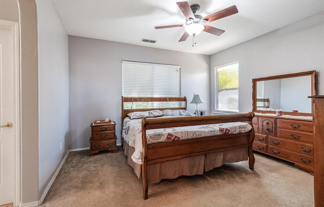 1734 Glen Oban Ln, Clovis, CA 93619 - bedroom featuring light colored carpet and a ceiling fan