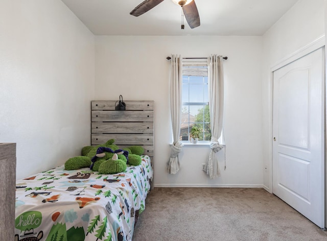 1734 Glen Oban Ln, Clovis, CA 93619 - carpeted bedroom with a ceiling fan