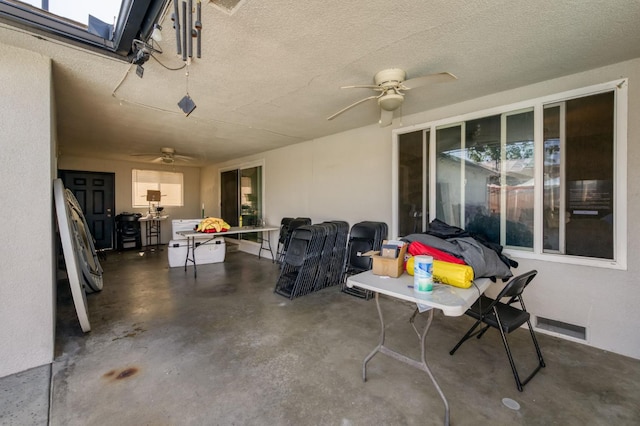 786 E Barstow Ave, Fresno, CA 93710 - view of patio featuring ceiling fan