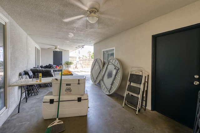 786 E Barstow Ave, Fresno, CA 93710 - view of patio / terrace with ceiling fan