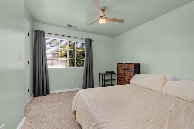3673 N Denali Ave, Fresno, CA 93727 - carpeted bedroom featuring baseboards and ceiling fan