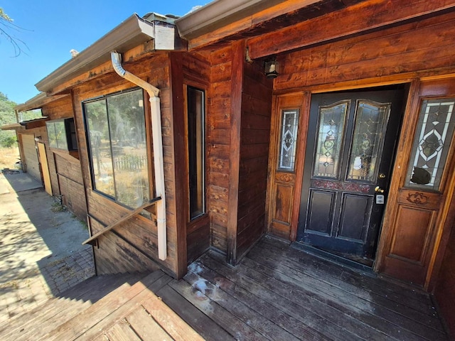 55766 Quail Hollow Ct, North Fork, CA 93643 - doorway to property featuring a deck