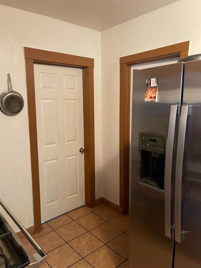 826 N W St, Visalia, CA 93291 - corridor with light tile patterned floors