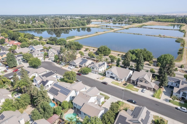 1224 Oak Ave, Clovis, CA 93611 - aerial view of residential area featuring a nearby body of water