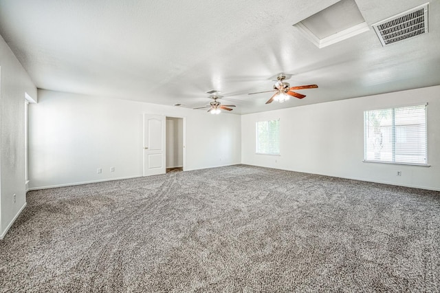 1224 Oak Ave, Clovis, CA 93611 - carpeted empty room with ceiling fan and attic access