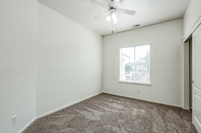 1224 Oak Ave, Clovis, CA 93611 - unfurnished bedroom featuring carpet flooring and ceiling fan
