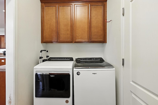 17024 Granite Falls Way, Chowchilla, CA 93610 - laundry room featuring washer and dryer and cabinet space
