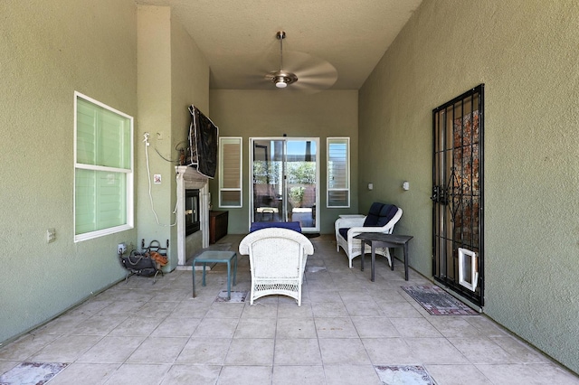 17024 Granite Falls Way, Chowchilla, CA 93610 - view of patio / terrace with a ceiling fan