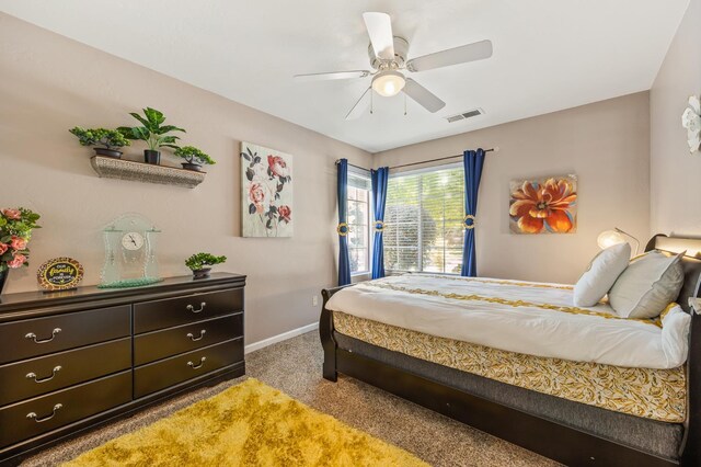 3624 N Jackie, Visalia, CA 93291 - bedroom featuring carpet flooring and ceiling fan