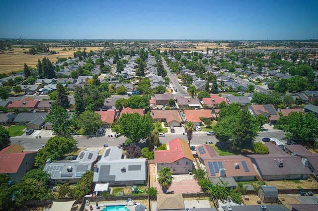 3340 N Dante Ave, Fresno, CA 93722 - aerial overview of property's location with nearby suburban area