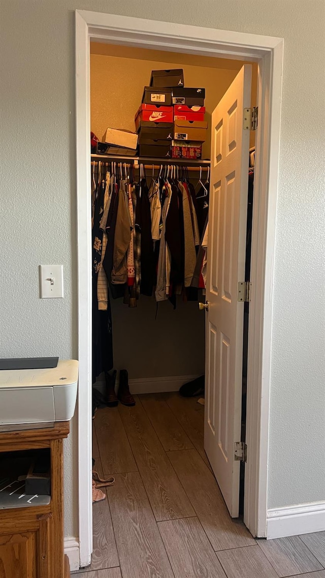 2434 Cherrywood Ct, Hanford, CA 93230 - spacious closet with wood finished floors