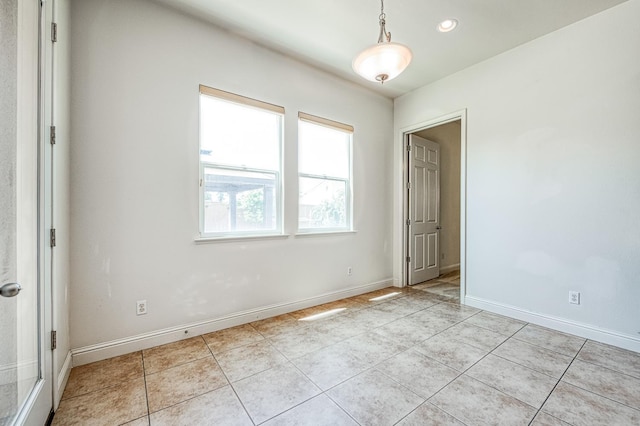2593 E Utah, Fresno, CA 93720 - spare room with light tile patterned floors and recessed lighting