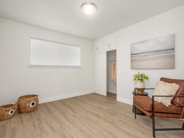 4326 N Holt, Fresno, CA 93705 - living area with light wood finished floors and baseboards