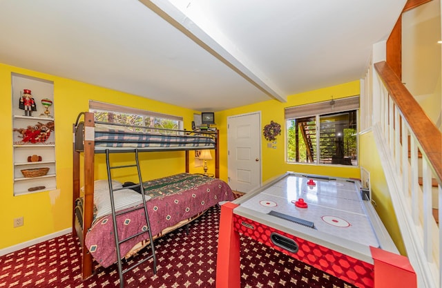 53608 Chipo Poyah, North Fork, CA 93643 - carpeted bedroom with multiple windows and beam ceiling