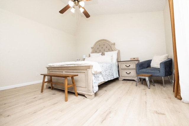 5263 W Griffith Way, Fresno, CA 93722 - bedroom featuring light wood finished floors and a ceiling fan