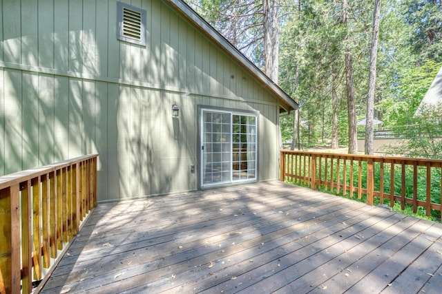 42055 Saddleback Rd, Shaver Lake, CA 93664 - view of wooden deck