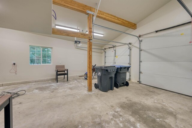 42055 Saddleback Rd, Shaver Lake, CA 93664 - garage with a garage door opener