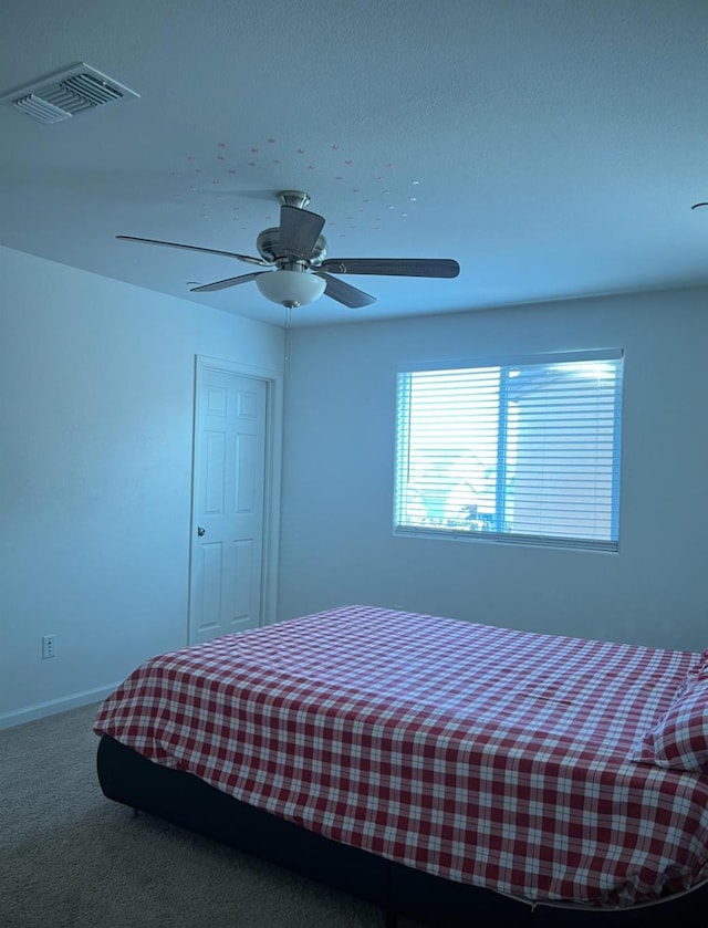 4542 N Casey Ave, Fresno, CA 93723 - bedroom featuring carpet flooring and a ceiling fan