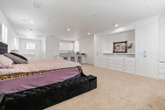 4693 Del Oro Rd, Madera, CA 93636 - bedroom with light colored carpet and recessed lighting