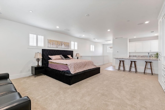 4693 Del Oro Rd, Madera, CA 93636 - bedroom featuring light colored carpet and recessed lighting