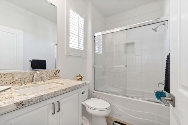 4693 Del Oro Rd, Madera, CA 93636 - full bath featuring vanity and combined bath / shower with glass door