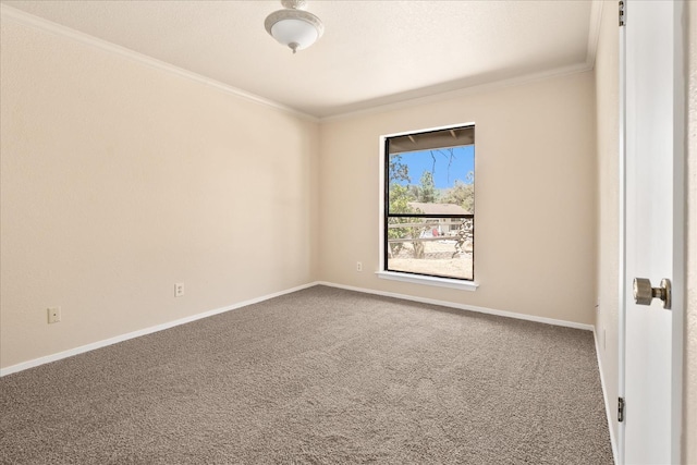 42617 John Muir Dr, Coarsegold, CA 93614 - carpeted spare room with ornamental molding and baseboards